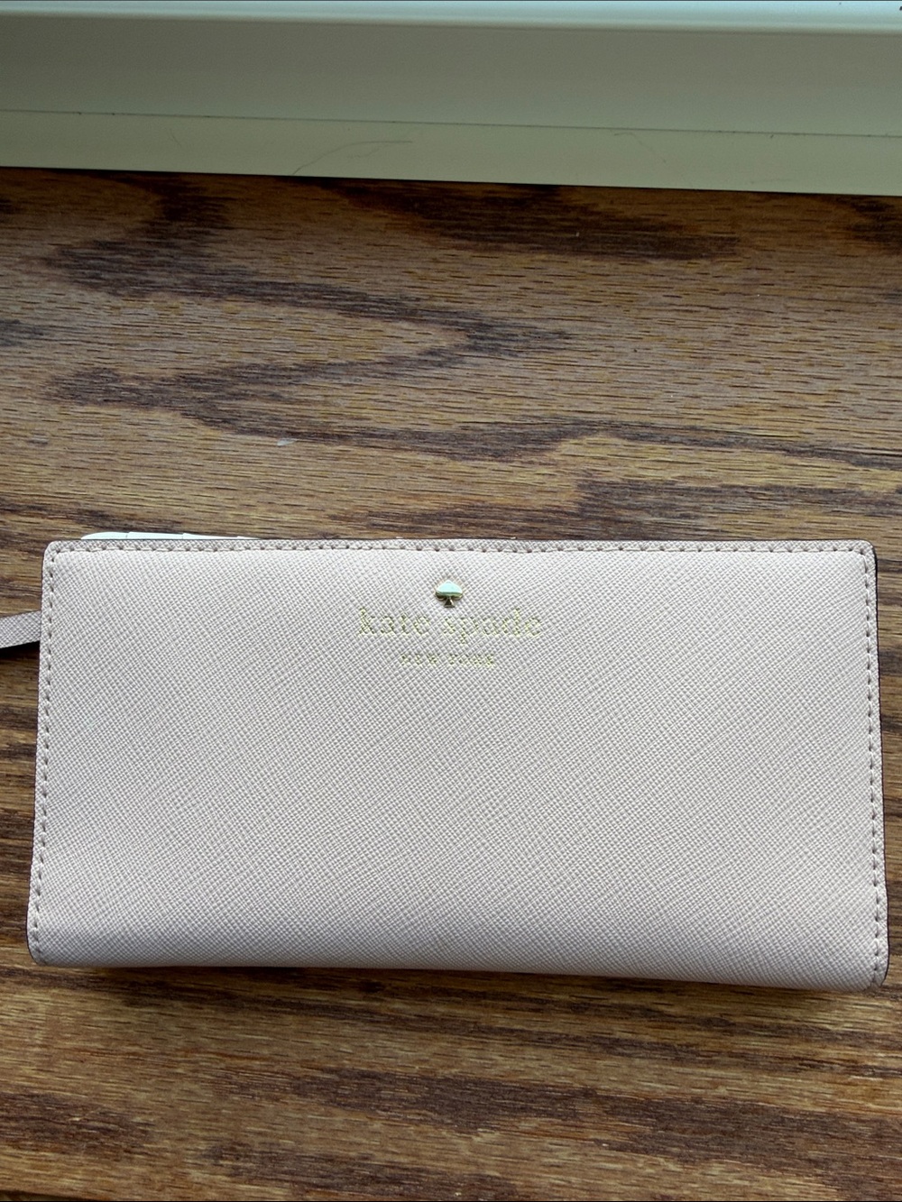Kate Spade Blush Pink Zip Wallet